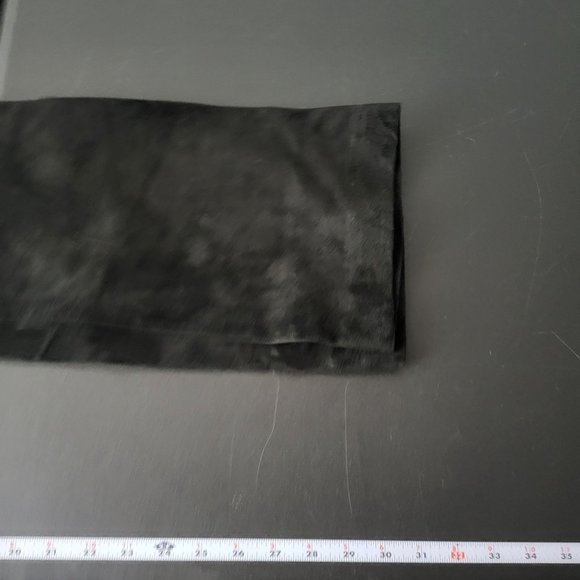 Lord & Taylor Womens Black 100% Suede Leather Pants Size 4 Boho Western Neutral - Picture 10 of 11